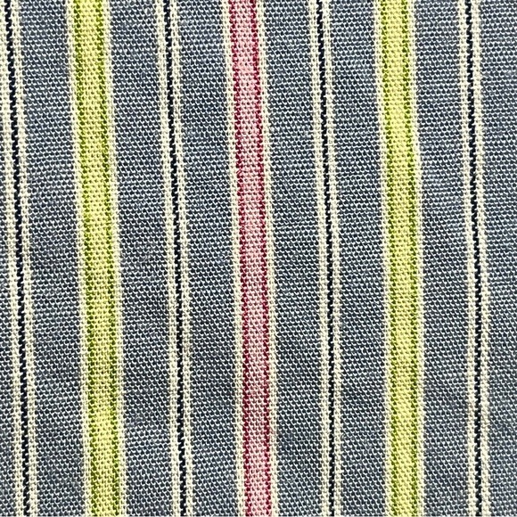 United Colors Of Benneton Shirt nautical Blue Stripe Button Up Dress Suit XXL - Picture 11 of 11